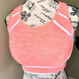 C9 Champion Large Orange Women's Fashion Seamless Racerback Bra